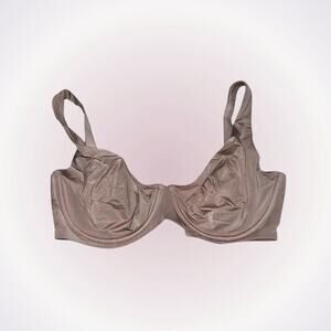 CUUP Underwire Tan Neutral Satin Feel Bra | Size 30G